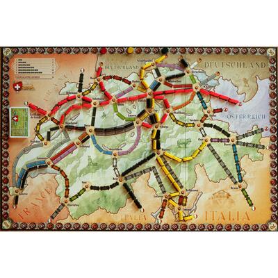 Ticket to Ride - India, Switzerland
