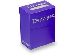 Purple Solid Deck Box