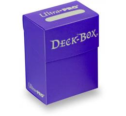 Purple Solid Deck Box