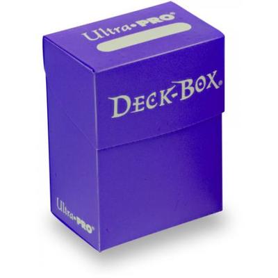 Purple Solid Deck Box