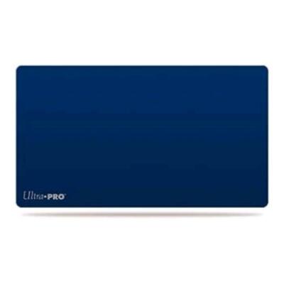 Blue Plain Playmat with Logo