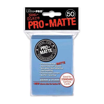 Pro Matte Light Blue Deck Protectors