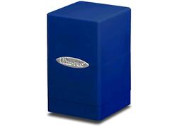 Satin Blue Tower Deck Box