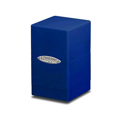 Satin Blue Tower Deck Box