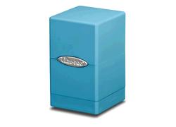 Satin Light Blue Tower Deck Box