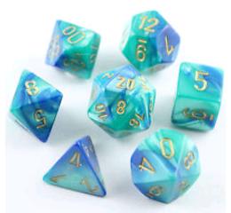 Gemini - Blue/ Teal/ Gold