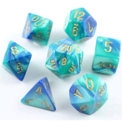 Gemini - Blue/ Teal/ Gold