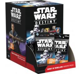 Star Wars Destiny: Spirit of Rebellion Booster Display