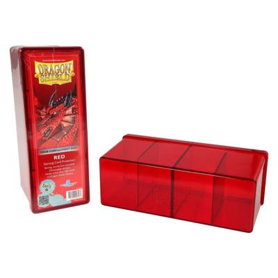 Dragon Shield Red 4-Compartment Box