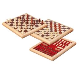 Σκάκι - Ντάμα, Holzbox