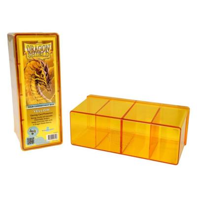 Dragon Shield Yellow 4-Compartment Box