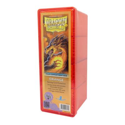 Dragon Shield Orange 4-Compartment Box