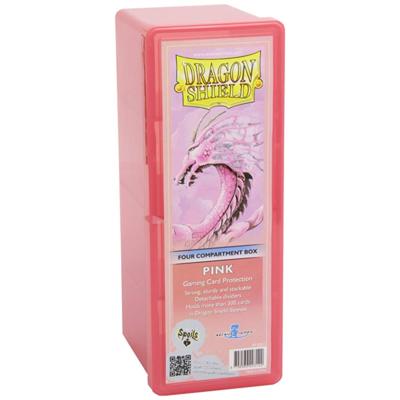 Dragon Shield Pink 4-Compartment Box
