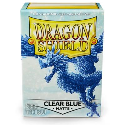 Dragon Shield Clear Blue Matte