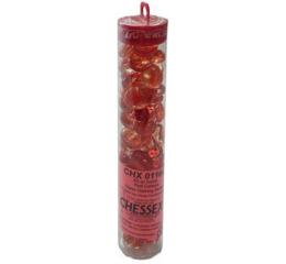 Catseye Red Glass In Tube