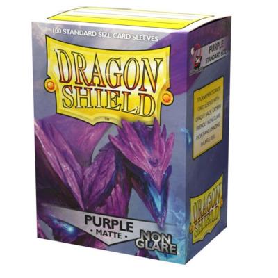 Dragon Shield Non-Glare Matte Purple Sleeves