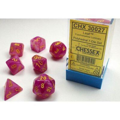 Leaf Fuchsia/Yellow 7-Die Set