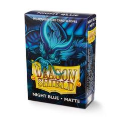 Dragon Shield Night Blue Small Matte Sleeves 60Ct