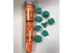 Heavy Turquoise/Orange 7-Die Set