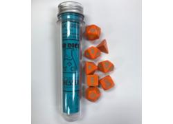 Heavy Orange/Turquoise 7-Die Set