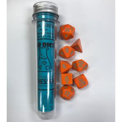 Heavy Orange/Turquoise 7-Die Set