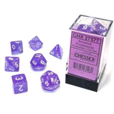 Borealis Luminary Purple/White 7-Die Set