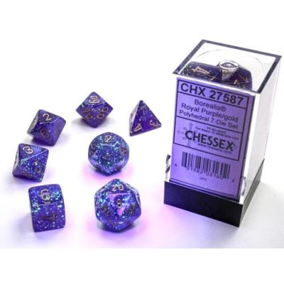 Borealis Luminary Royal Purple/Gold 7-Die Set