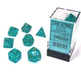 Borealis Luminary Teal/Gold 7-Die Set