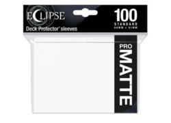 Eclipse Arctic white Matte Deck Protector 100ct