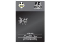 Premium Sleeves Solid Black 63x88mm