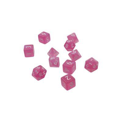 Eclipse 11-Dice Set: Hot Pink