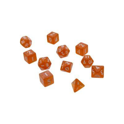 Eclipse 11-Dice Set: Pumpkin Orange