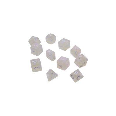Eclipse 11-Dice Set: Arctic White
