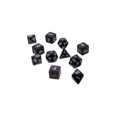 Eclipse 11-Dice Set: Jet Black