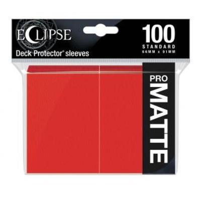 Eclipse Apple Red Matte Deck Protector 100ct