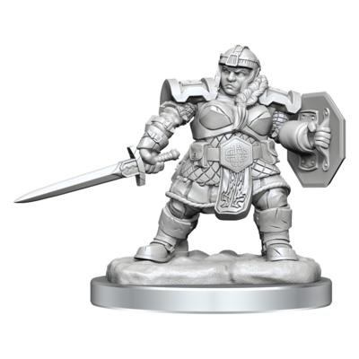 D&D Nolzur's Mini: Dwarf Female Fighter