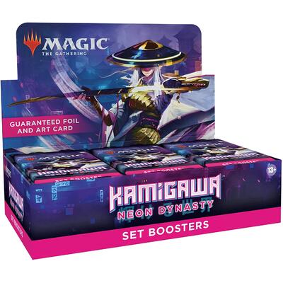 Kamigawa Neon Dynasty Set Booster Display