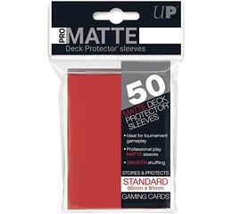 Pro-Matte Red Deck Protectors