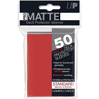 Pro-Matte Red Deck Protectors