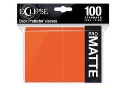 Eclipse: Matte Pumpkin Orange Deck Protectors