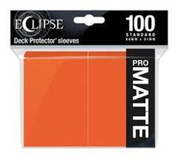 Eclipse: Matte Pumpkin Orange Deck Protectors