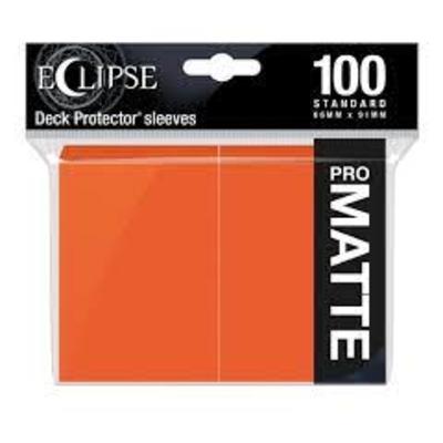 Eclipse: Matte Pumpkin Orange Deck Protectors