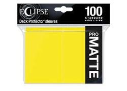 Eclipse: Matte Lemon Yellow Deck Protectors