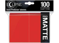 Eclipse: Matte Apple Red Deck Protectors