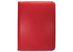 Vivid 9-Pkt Red Zippered PRO-Binder