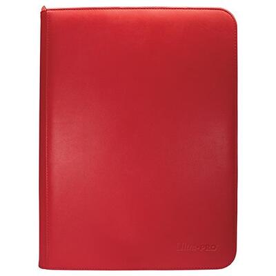 Vivid 9-Pkt Red Zippered PRO-Binder