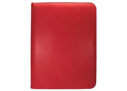 Vivid 4-Pkt Red Zippered PRO-Binder