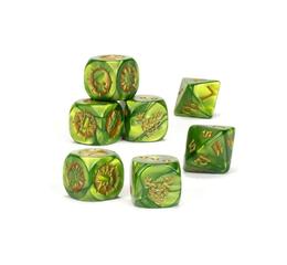 Blood Bowl: Wood Elf Team Dice