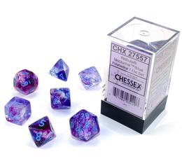 Nebula Luminary Nocturnal/Blue Polyhedral 7-Die Set