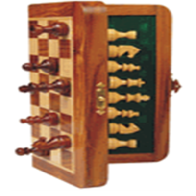 Magnetic Folding 255mm Travel Chess Set (10 inc)